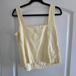Old Navy Light Yellow Tank Top